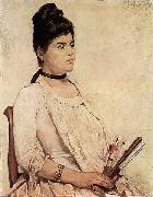 Giovanni Fattori Portrat der Stieftochter painting